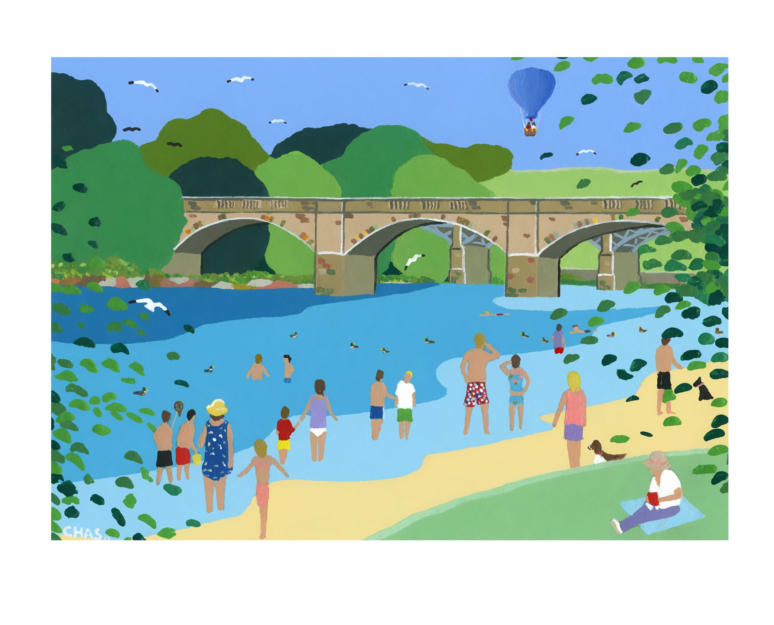 Chas Jacobs Limited Edition Artwork Collection by the Lancaster artist