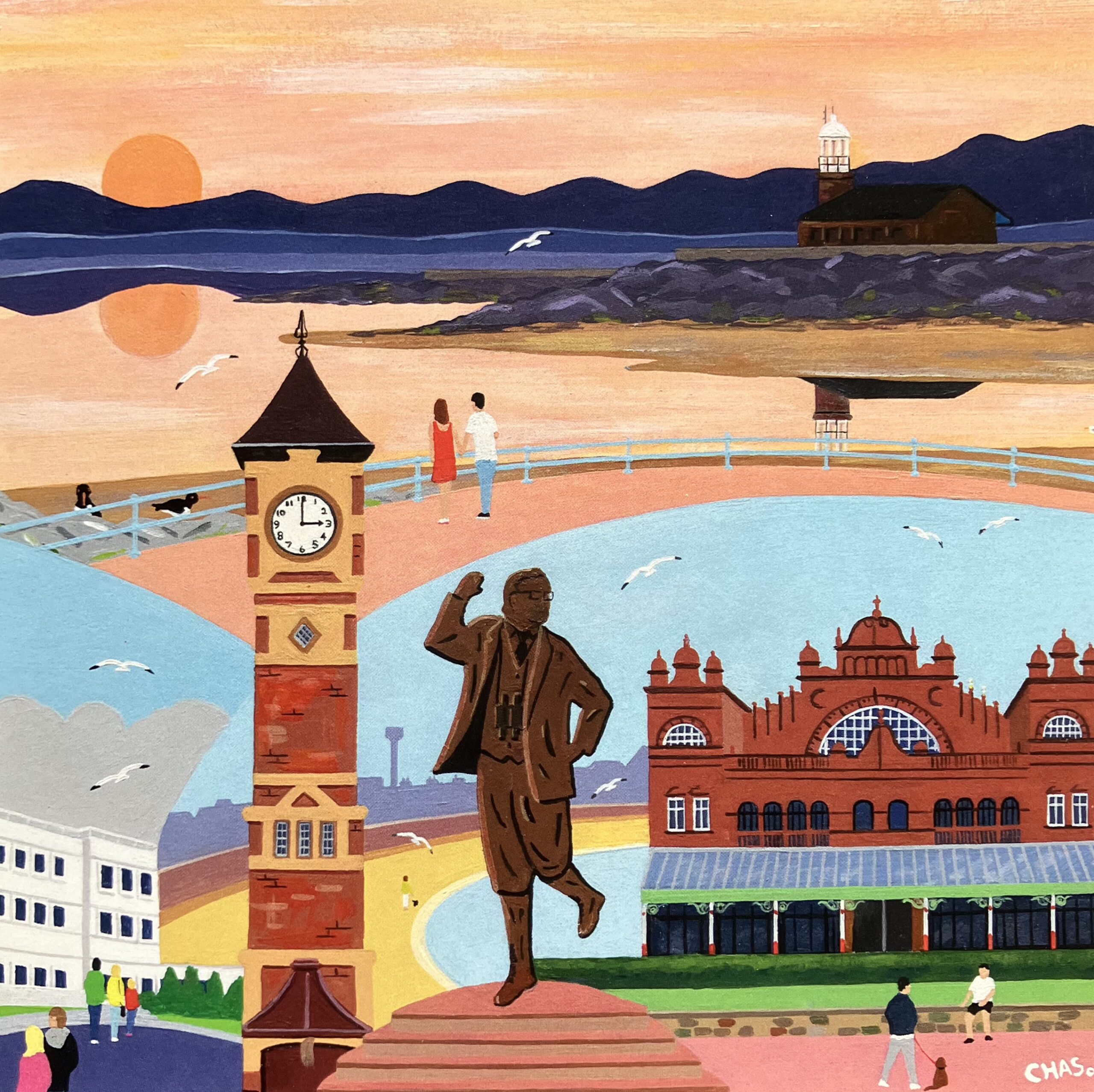 Chas jacobs limited edition artwork collection by the lancaster artist