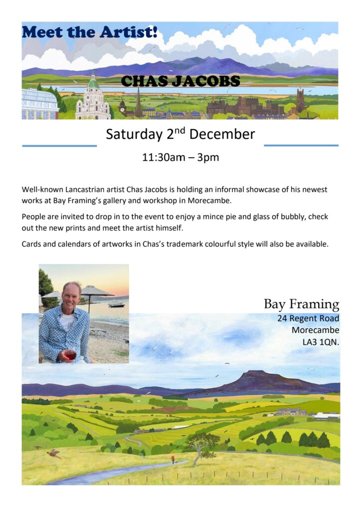 Chas Jacobs Limited Edition Artwork Collection by the Lancaster artist