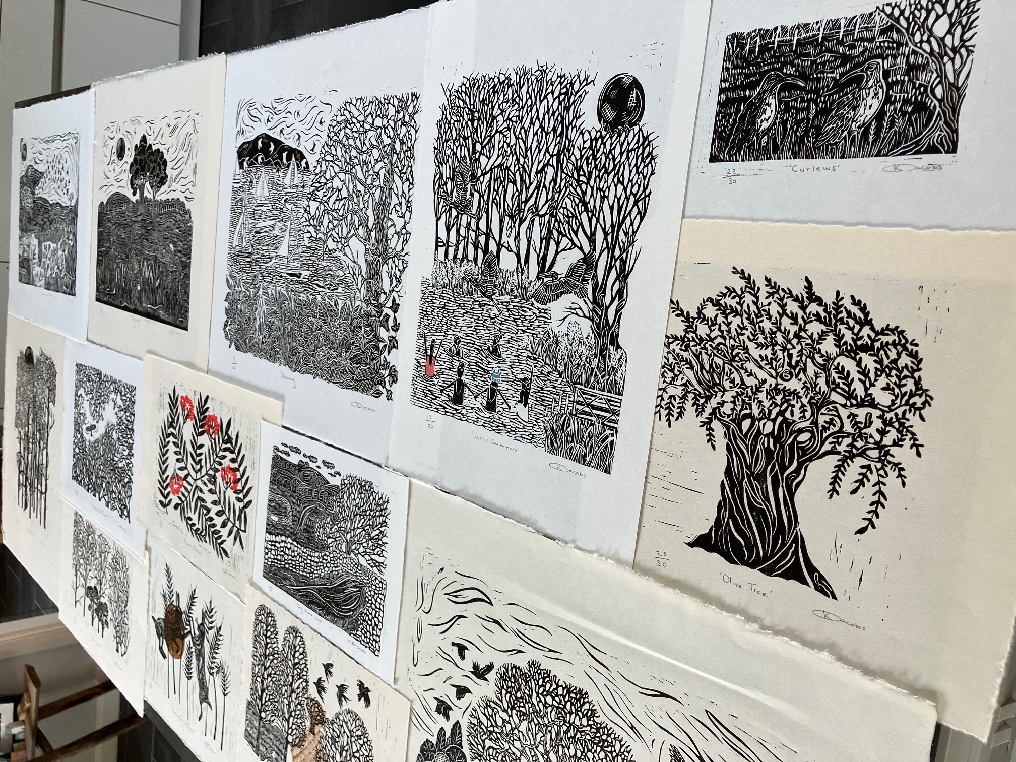 Kate Jacobs Linocut Prints