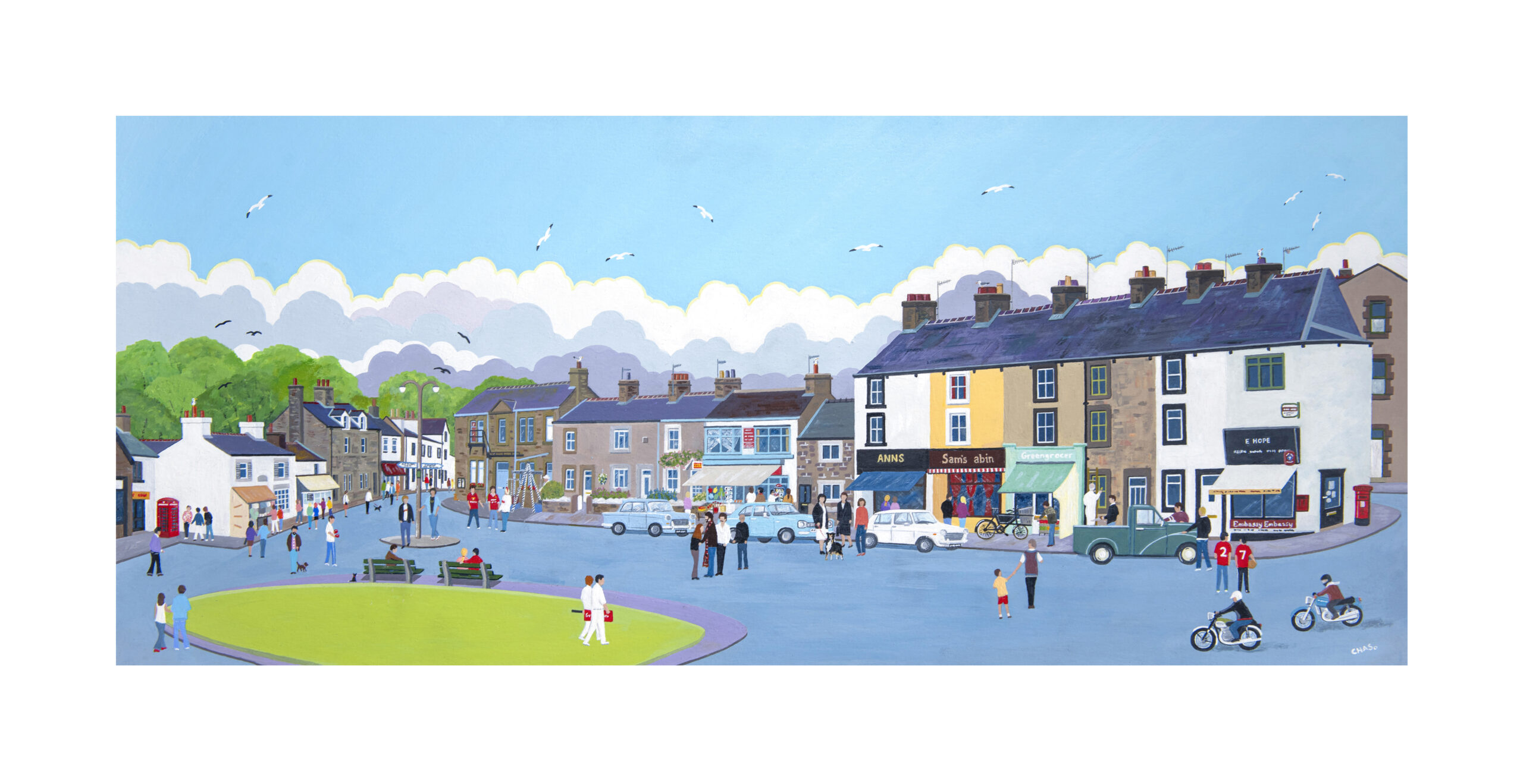 Old Heysham Village NEW PRINT!